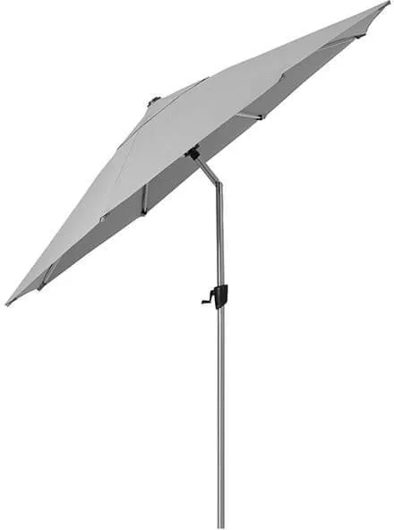 Cane-Line Sunshade parasoll m/tilt - Ø 300 cm - Ljusgrå