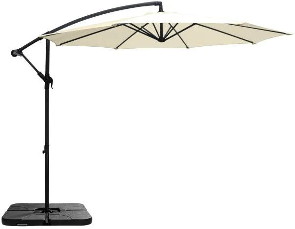 Hängparasol beige 3m